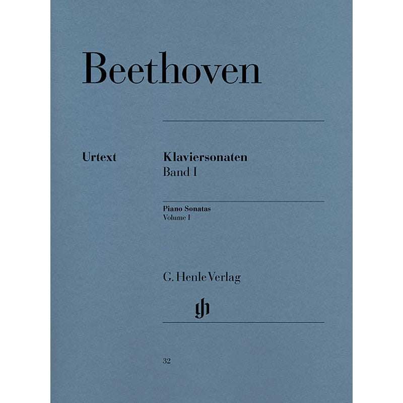 HL51480032 51480032 HN32 HN 32 G. Henle Verlag - L.V. Beethoven - Piano Sonatas - Volume I