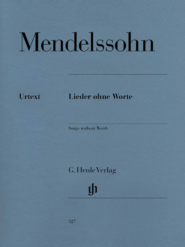 HL51480327 51480327 HN327 HN 327 G. Henle Verlag - F. Mendelssohn - Songs without Words