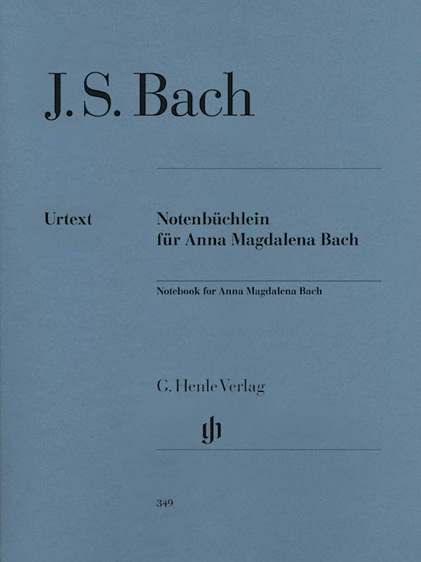HL51480349 51480349 HN349 HN 349 G. Henle Verlag - J.S. Bach - Notebook for Anna Magdalena Bach