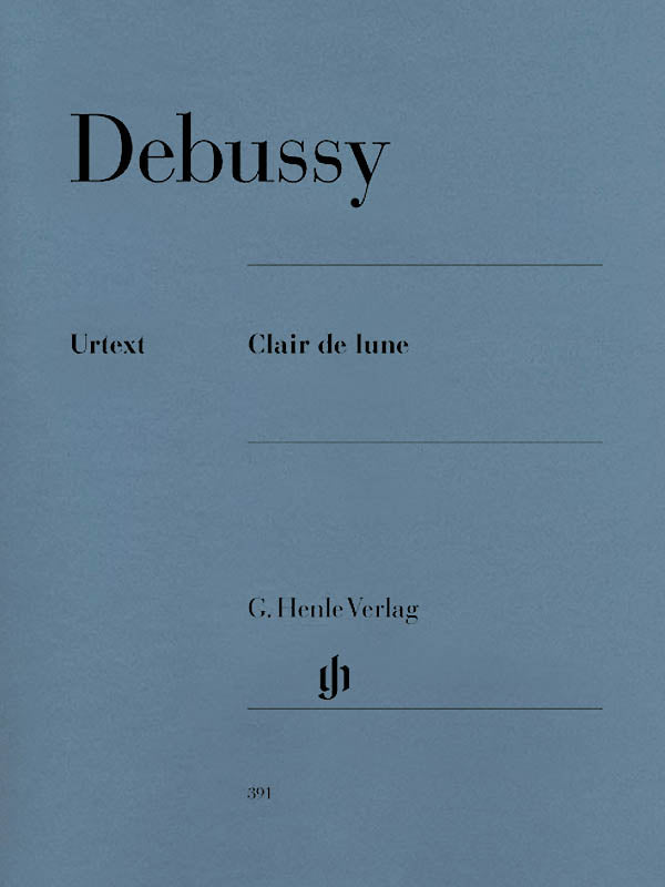 HL51480391 51480391 HN391 HN 391 G. Henle Verlag - C. Debussy - Clair de Lune