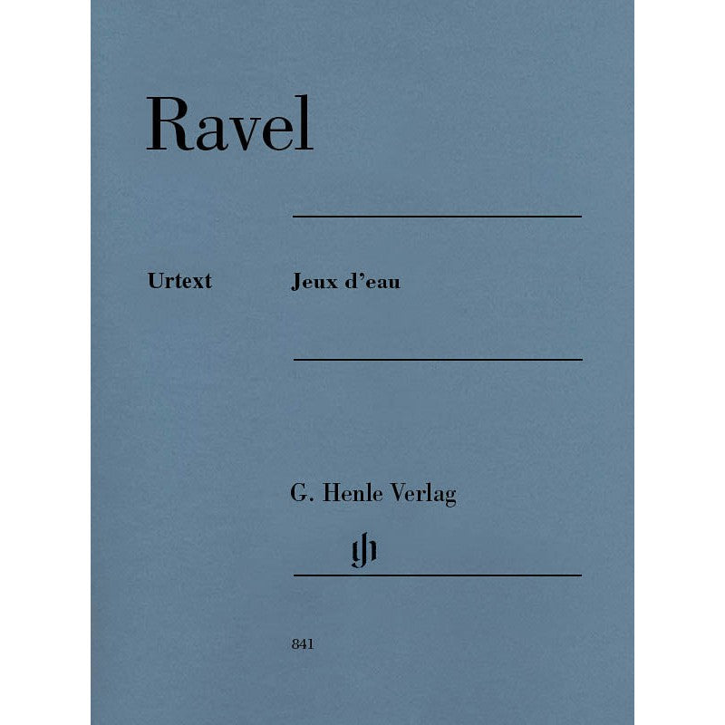 HL51480841 51480841 HN841 HN 841 G. Henle Verlag - M. Ravel - Jeux d'eau