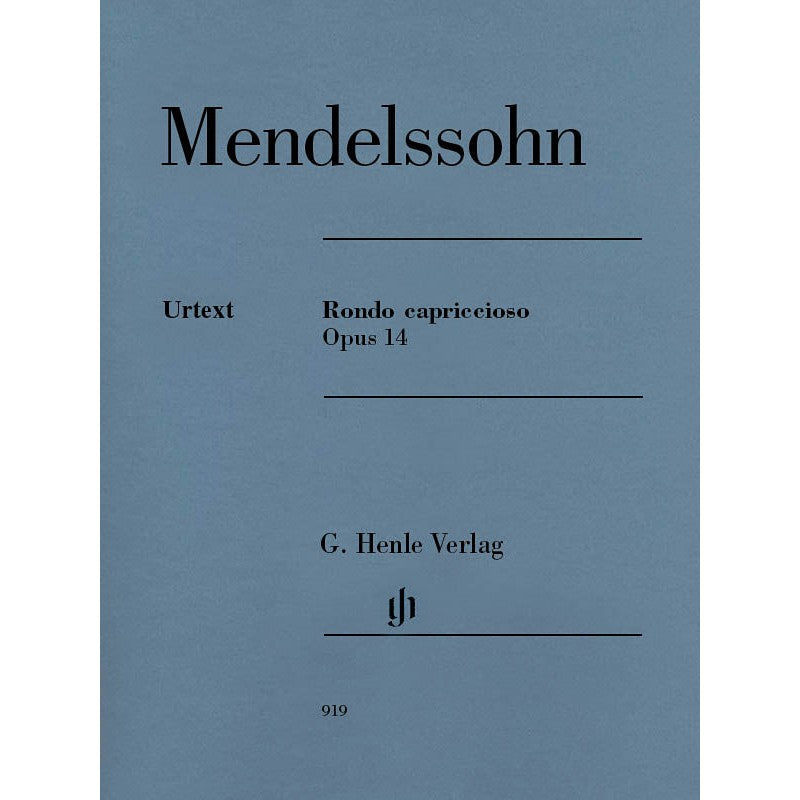 HL51480919 51480919 HN919 HN 919 G. Henle Verlag - F. Mendelssohn - Rondo capriccioso - Opus 14