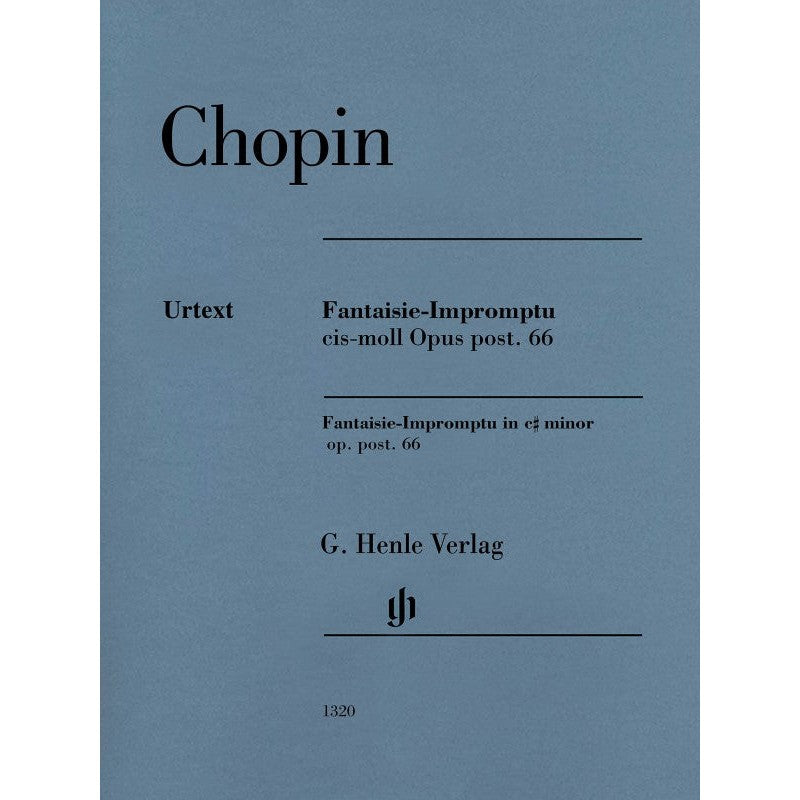 HL51481320 51481320 HN1320 HN 1320 G. Henle Verlag - F. Chopin - Fantaisie-Impromptu C# Minor Op. Post. 66