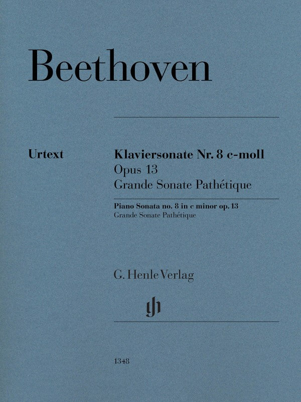 HL51481348 51481348 HN1348 HN 1348 G. Henle Verlag - L.V. Beethoven - Piano Sonata no. 8 in c Minor op. 13 - Grande Sonate Pathétique