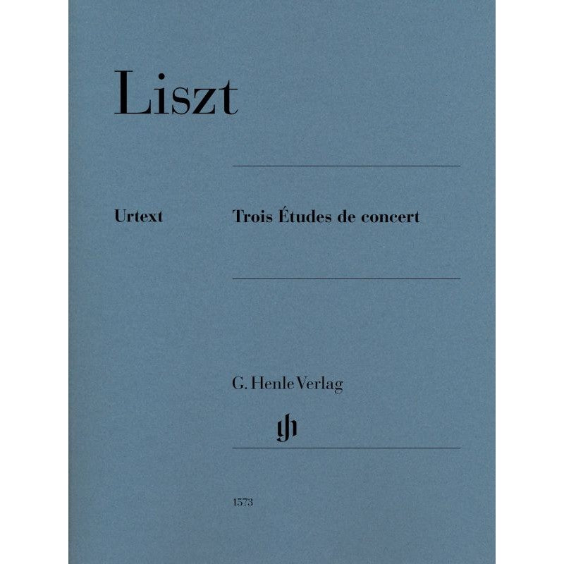 HL51481573 51481573 HN1573 HN 1573 G. Henle Verlag - F. Liszt - Trois Études de concert