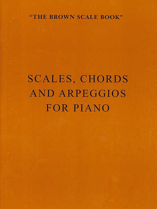HS1 The Royal Conservatory RCM Publishing The Brown Scale Book Scales Chords and Arpeggios for Piano
