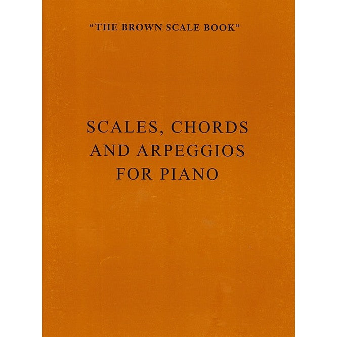 HS1 The Royal Conservatory RCM Publishing The Brown Scale Book Scales Chords and Arpeggios for Piano