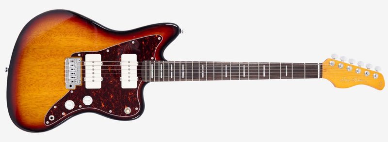 SIre - Larry Carlton J3 Electric Guitar, 3 Tone Sunburst - J3-3TS