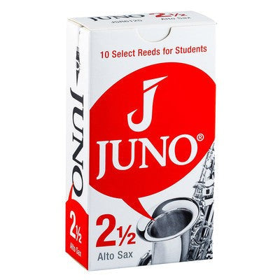 Juno - Alto Saxophone Reeds - 2 1/2, 10 Box - JSR6125