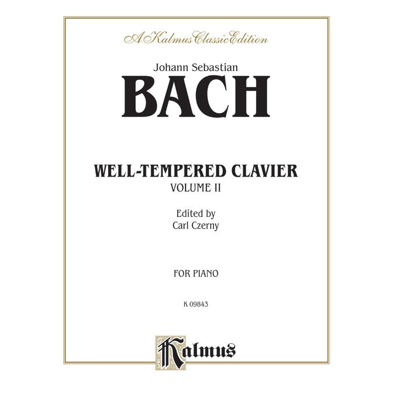 Kalmus Edition - J.S. Bach - The Well-Tempered Clavier, Volume II