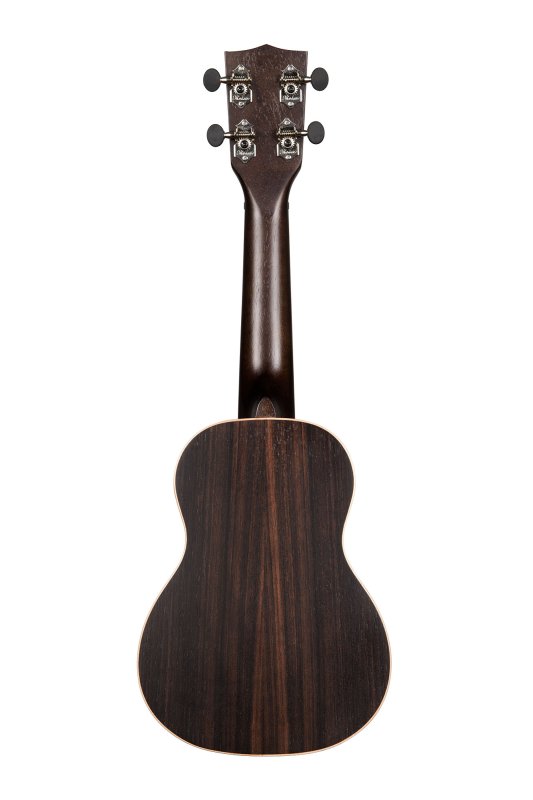 KALA - Striped Ebony Soprano Ukulele - KA-EBY-S