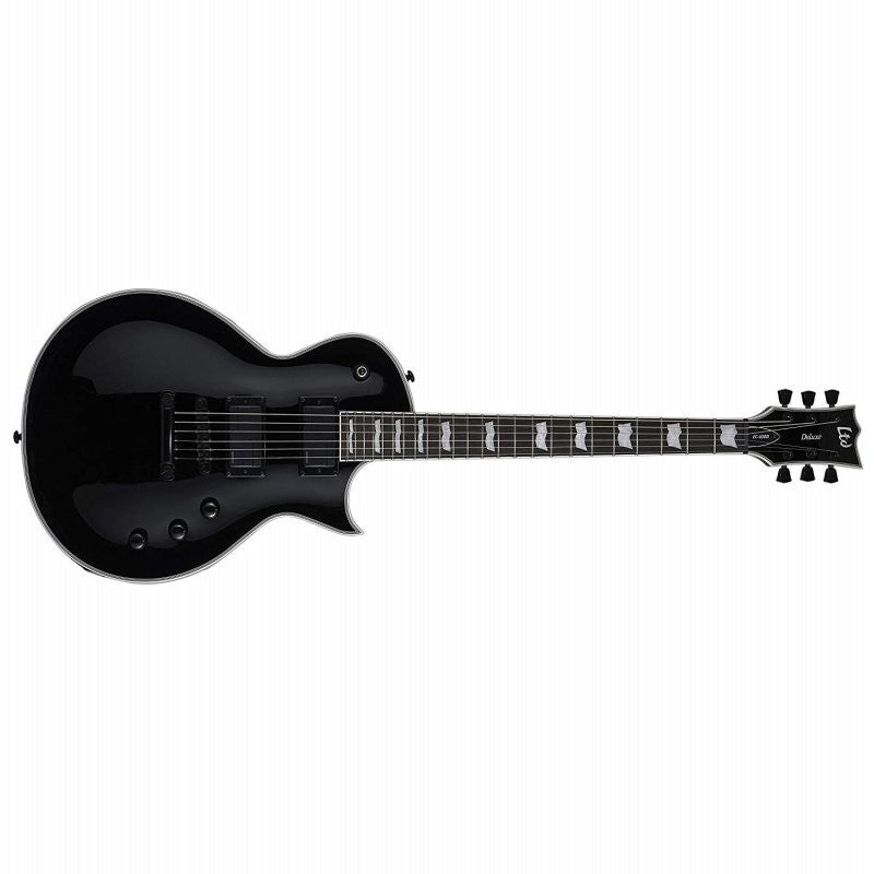 ESP - Electric Guitar with Fishman Fluence Pickups (Black) - LEC1000SBLKF