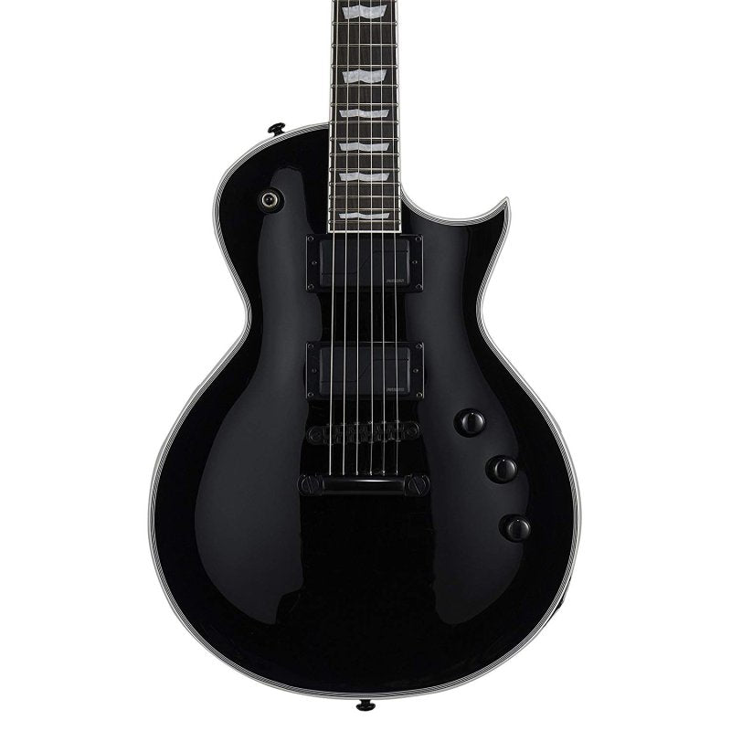 ESP - Electric Guitar with Fishman Fluence Pickups (Black) - LEC1000SBLKF