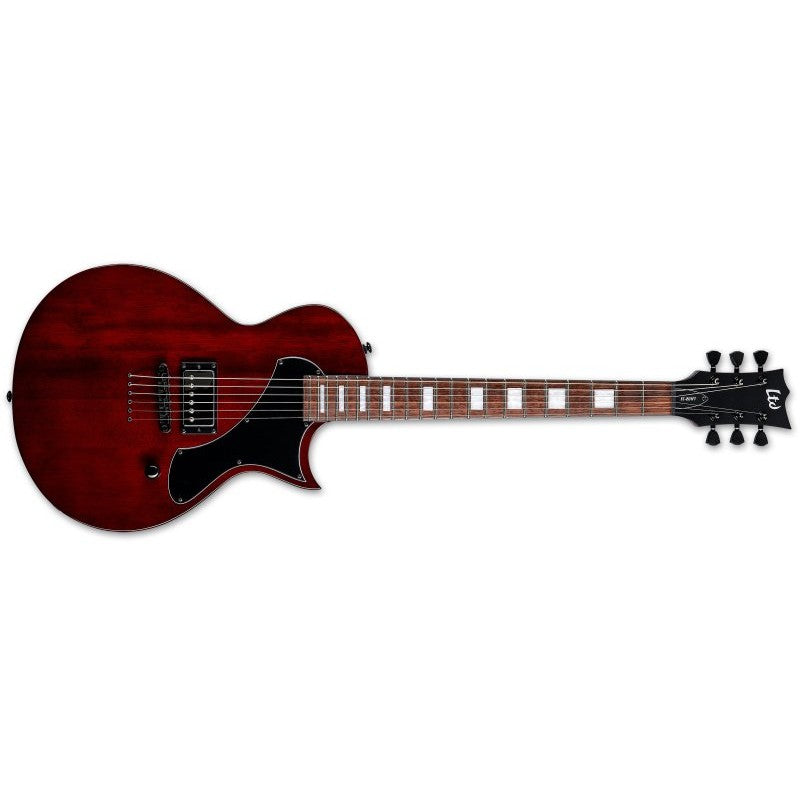 ESP - EC-201FT Electric Guitar, See Thru Black Cherry - LEC201FTSTBC
