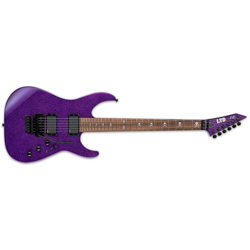 ESP - KH-602 Kirk Hammett Signature Series Electric Guitar, Purple Sparkle - LKH602PSP
