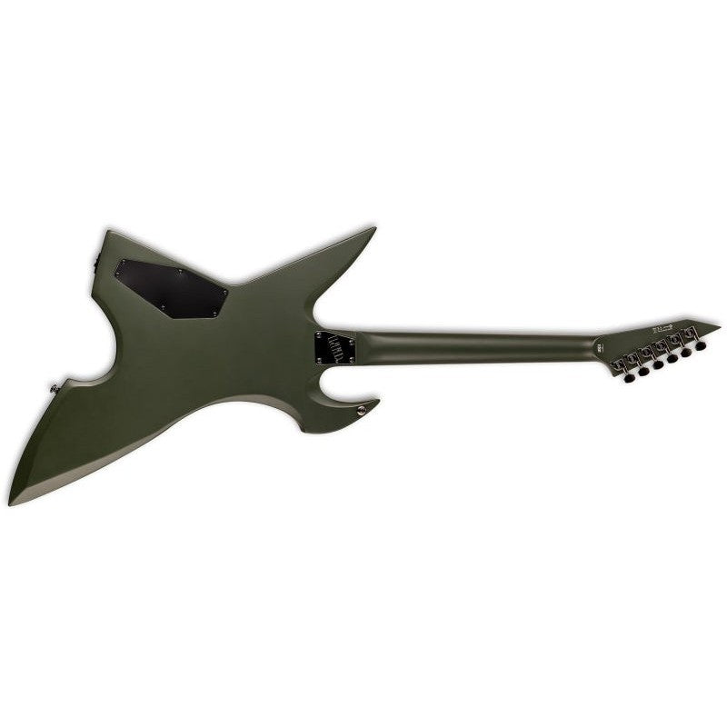 ESP - Max-200 RPR Electric Guitar, Military Green Satin - LMAX200RPRMGS