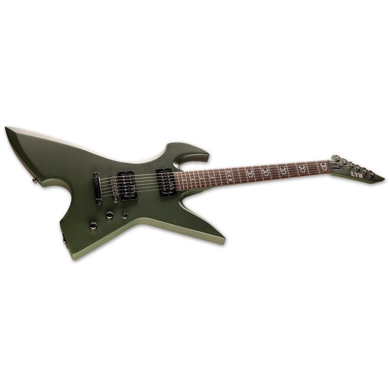 ESP - Max-200 RPR Electric Guitar, Military Green Satin - LMAX200RPRMGS
