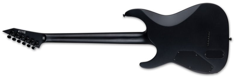 ESP - MH-1000 Baritone Electric Guitar - Black Satin - LMH1000BBLKS