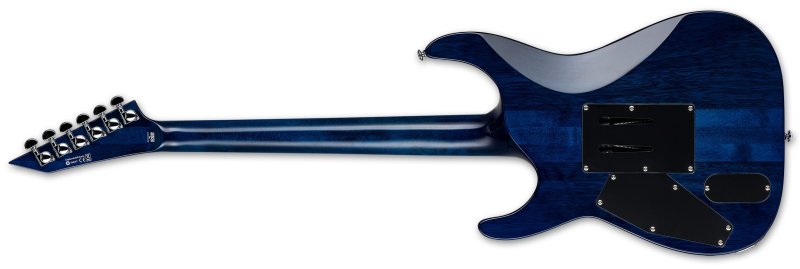 ESP - LTD - MH-1000 Electric Guitar, Black Ocean - LMH1000QMBLKOC