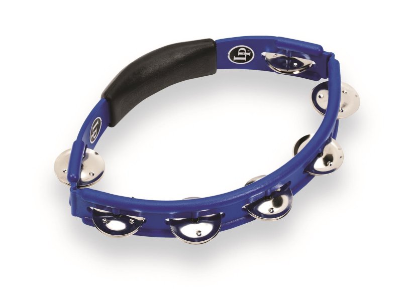 Latin Percussion - City Series Hand Held Tambourine - Blue - LP142NYHBL