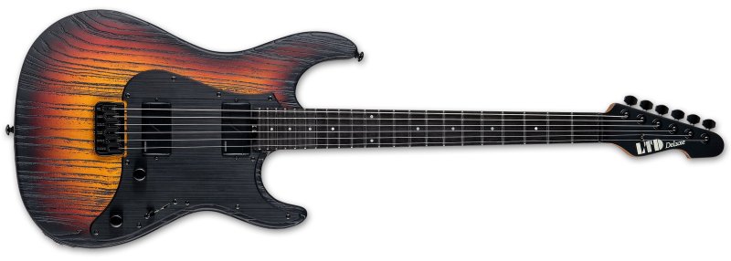 ESP - SN-1000HT Electric Guitar, Fire Blast - LSN1000HTFIREBLAST
