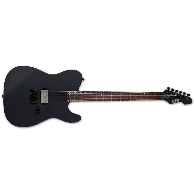ESP - TE-201 Electric Guitar - Black Satin - LTE201BLKS