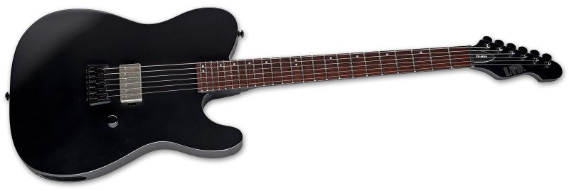 ESP - TE-201 Electric Guitar - Black Satin - LTE201BLKS