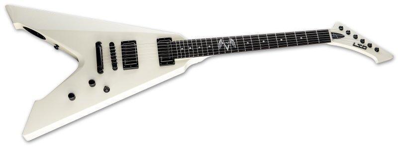 ESP - LTD James Hetfield Vulture Electric Guitar - White - LVULTUREOW