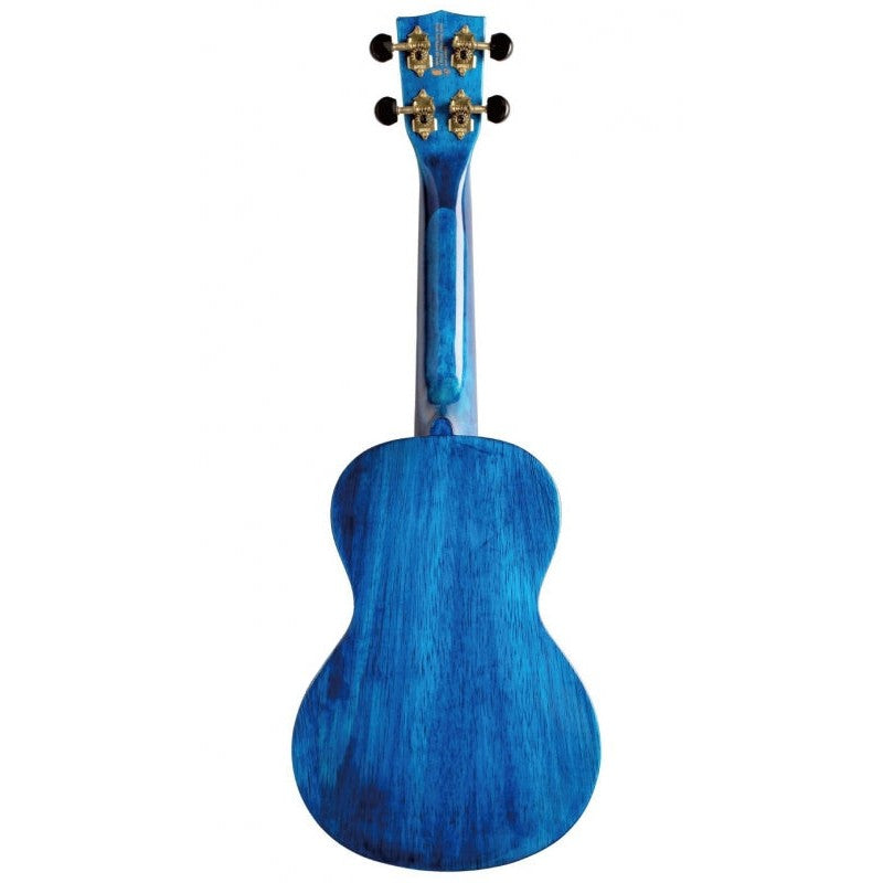 Mahalo Ukuleles - Hano Concert Ukulele Translucent Blue - MH2-TBU