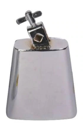 Mano Percussion - 5” Cowbell With Mounting Bracket, Chrome Finish - MP-CB05C