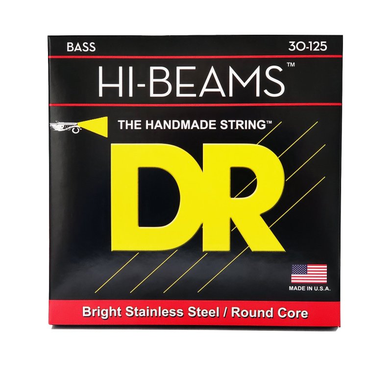 DR Handmade Strings - Hi-beams 6-String Bass Strings - Medium (30-125) - MR6-30