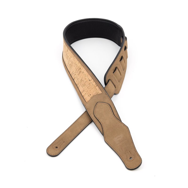 Profile - 2.5" Leather Padded Strap, Tan Cork - PGS-GL-4000-TN