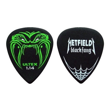 Dunlop - Hetfield Black Fang Guitar Picks 1.14mm (6 Pieces) - PH112P114