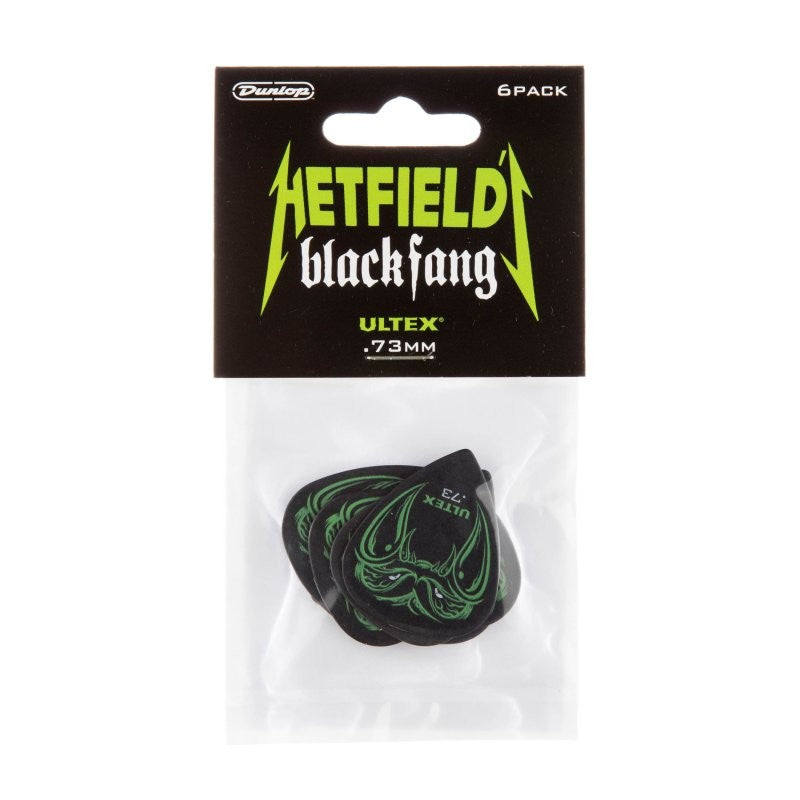 Dunlop - Hetfield Black Fang Guitare Picks 0.73mm (6 Pieces) - PH112P73