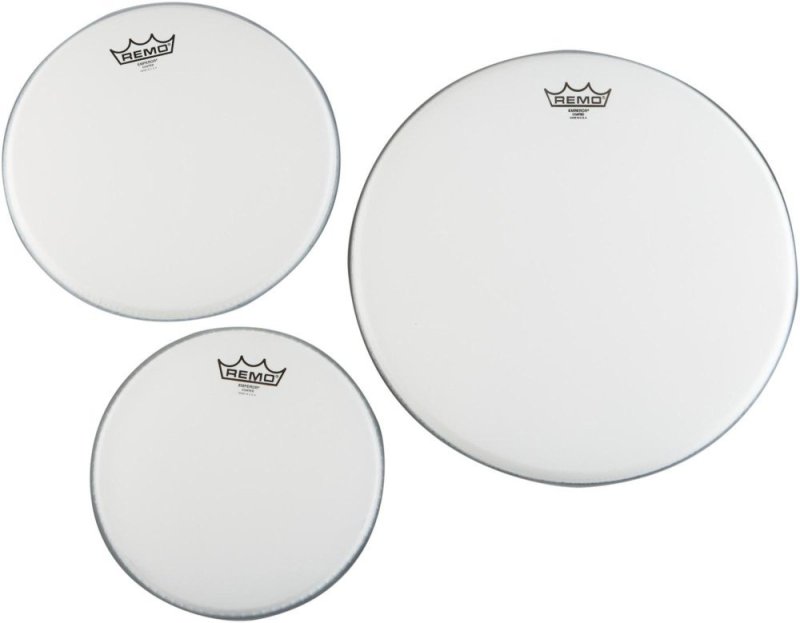 Remo - Emperor Coated New Fusion Tom Drumhead Pack, 10, 12, 16-inch - PP-1410-BE