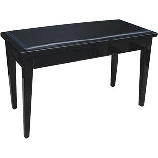 Profile - Piano Bench w/ Compartment Black - PPB-102C