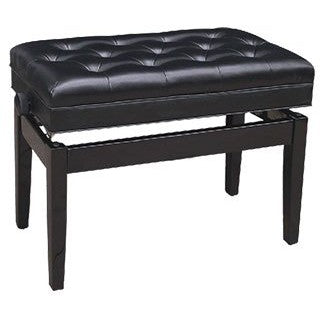 Profile - Piano Bench w/ Compartment Black - PPB-305C