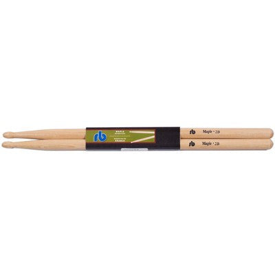 RB Percussion & Accessories - Maple Drumsticks Wood Tip Pair - RB-2B