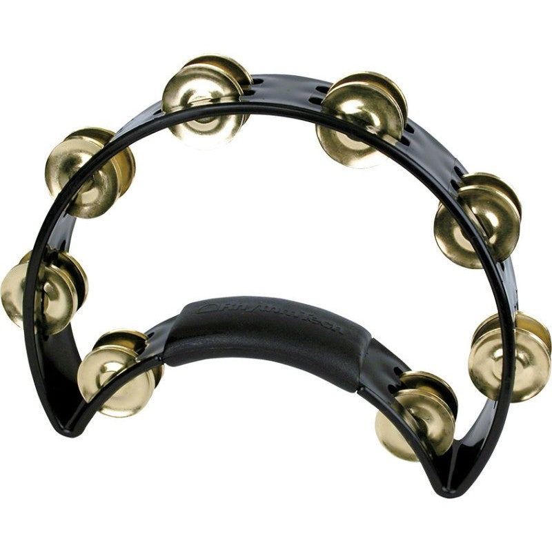 Rhythm Tech - RT1011 Black with Brass Jingles Tambourine - RT1011