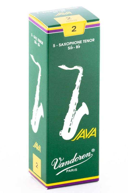 Vandoren - Tenor Sax JAVA Reeds Strength 2; Box of 5 - SR272