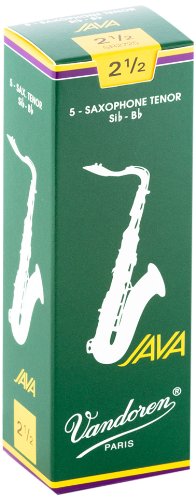 Vandoren - Tenor Sax JAVA Reeds Strength 2.5; Box of 5 - SR2725