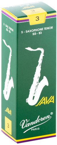 Vandoren - Tenor Sax JAVA Reeds Strength 3; Box of 5 - SR273