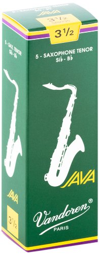 Vandoren - Tenor Sax JAVA Reeds Strength 3.5; Box of 5 - SR2735