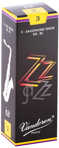 Vandoren - Tenor Sax ZZ Reeds Strength 3; Box of 5 - SR423