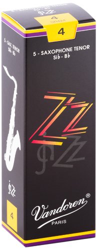 Vandoren - Tenor Sax ZZ Reeds Strength 4; Box of 5 - SR424