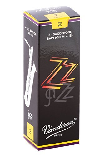 Vandoren - Bari Sax ZZ Reeds Strength 2; Box of 5 by - SR442