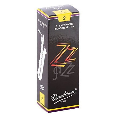 Vandoren - Bari Sax ZZ Reeds Strength 2; Box of 5 by - SR442