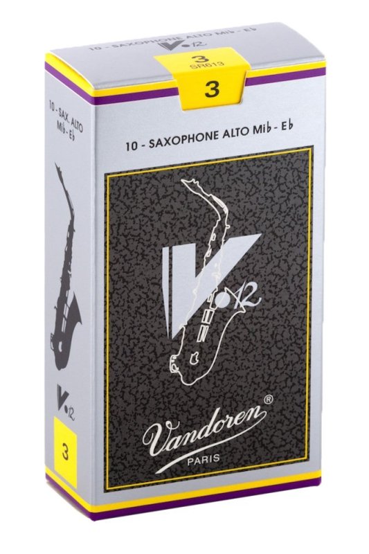 Vandoren - Alto Sax V.12 Reeds Strength 3; Box of 10 - SR613