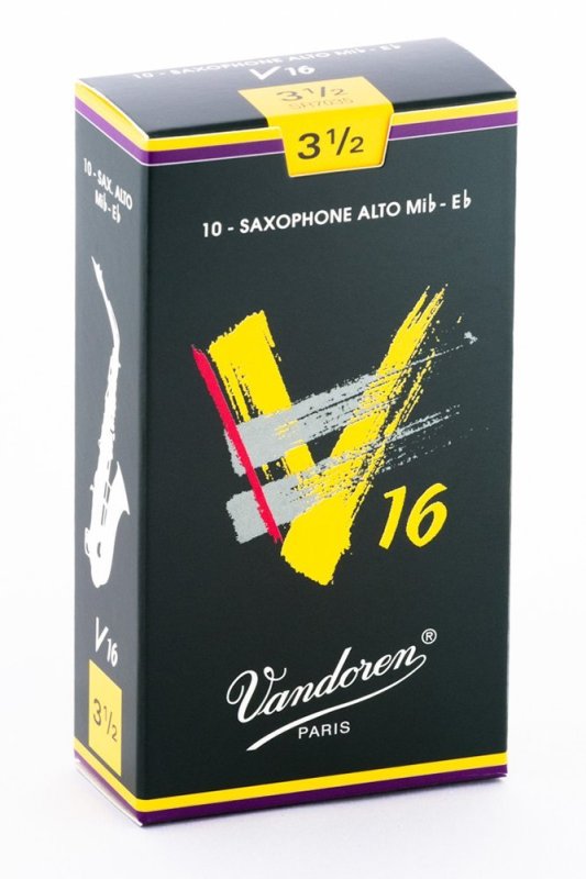 Vandoren - Alto Sax V16 Reeds Strength 3.5; Box of 10 - SR7035