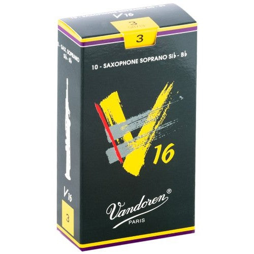 Vandoren - Soprano Sax V16 Reeds Strength 3; Box of 10 - SR713